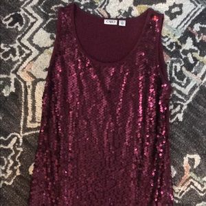 Sequins tank